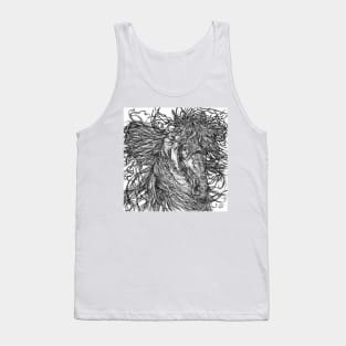 INK HORSES .3 Tank Top